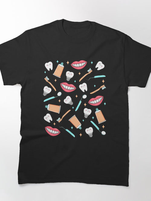 Verozo Dentist Dental Pattern Classic T-Shirt
